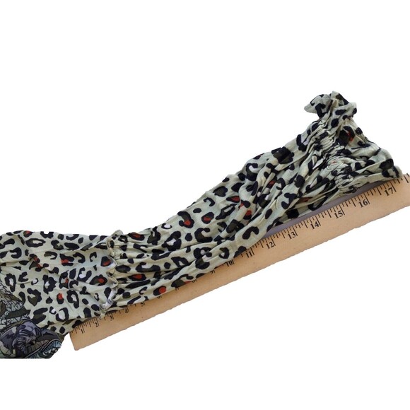 ANTHROPOLOGIE $98 Blank London Sibley Leopard Floral Ruffle Top Size XSmall - Picture 10 of 10